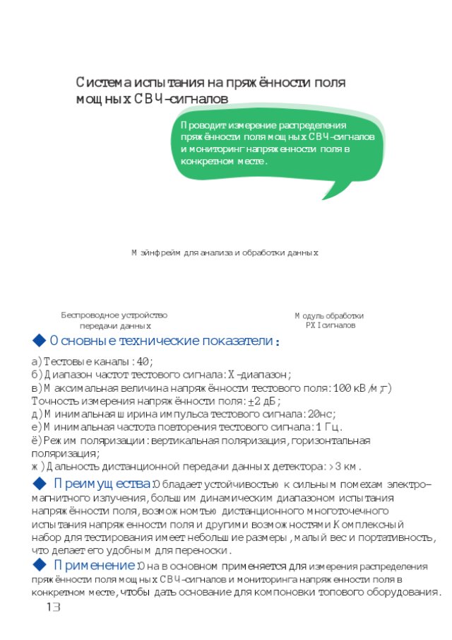 Устройства испытания мощных СВЧ-сигналов